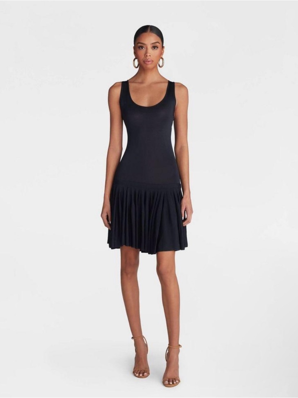 KBB by Kahlana The Knit Slip Dress Navy Blue Small NWT Mini Drop Waist